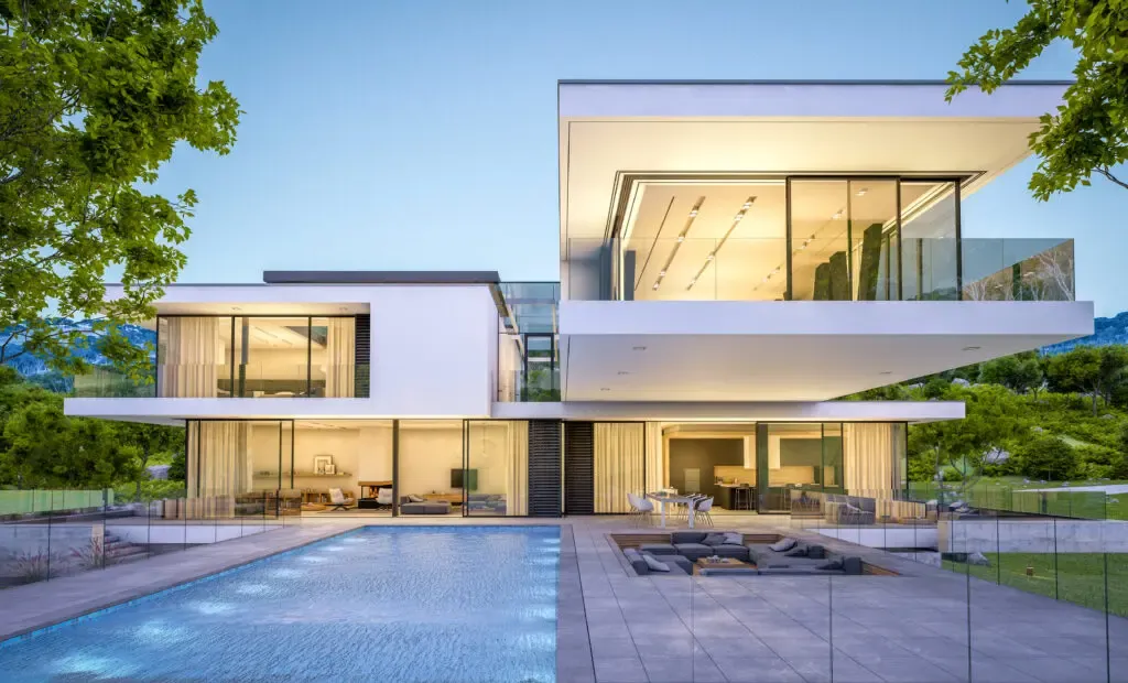 หลังคาดาดฟ้าทรงโมเดิร์น