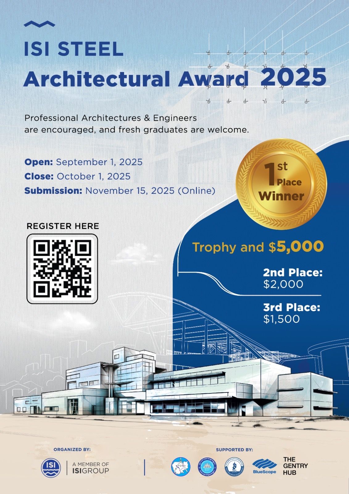 NS BlueScope Vietnam Accompanies the Architectural Award 2025 by ISI STEEL