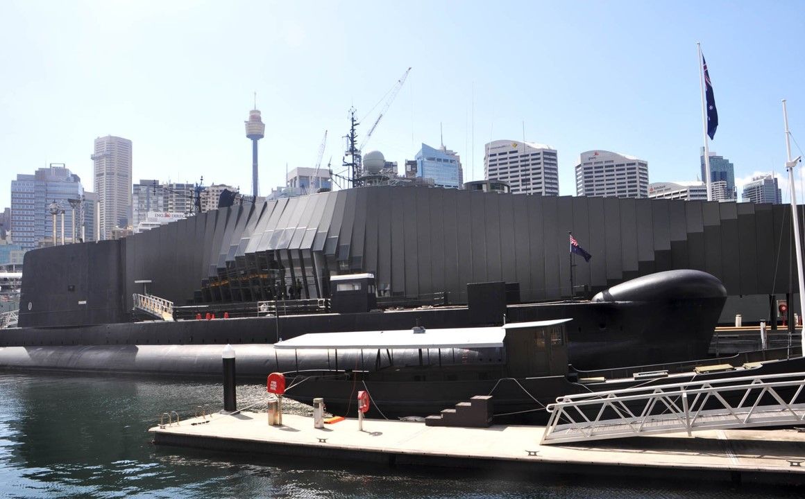 Warships Pavilion at Australian National Maritime Museum