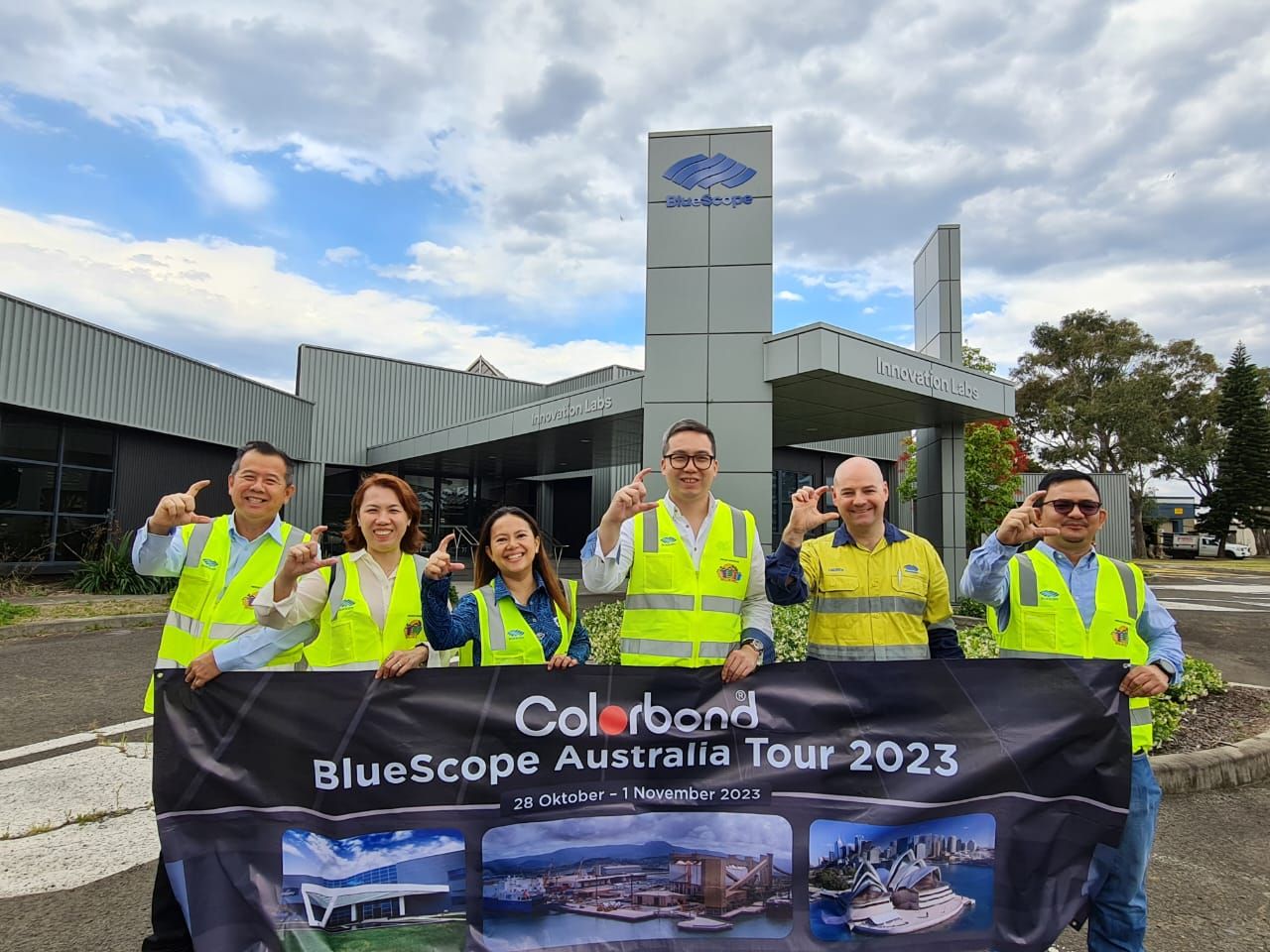 COLORBOND® steel Matt Indonesia Launching Program – BlueScope Australia Tour 2023