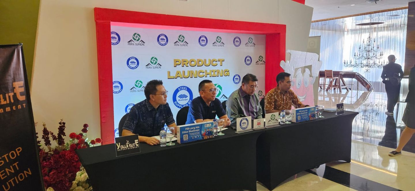 PT NS BlueScope Indonesia and PT Prima Manunggal Inti Internusa Launch Prima Supreme Truss in Palembang:
