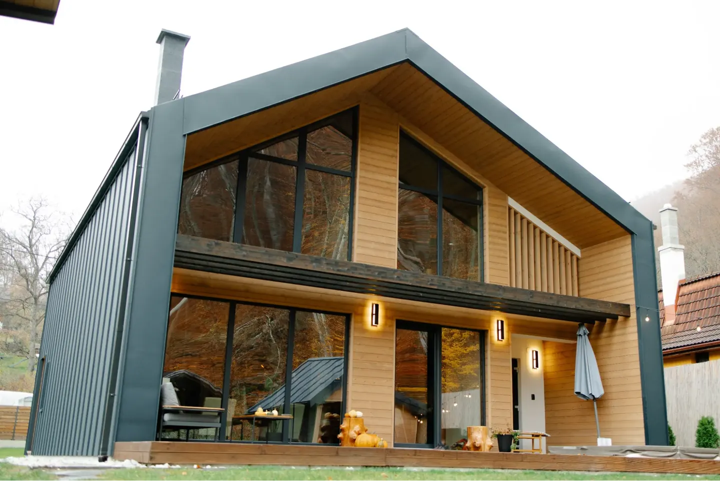 บ้านสไตล์โมเดิร์นผสมหลายสไตล์