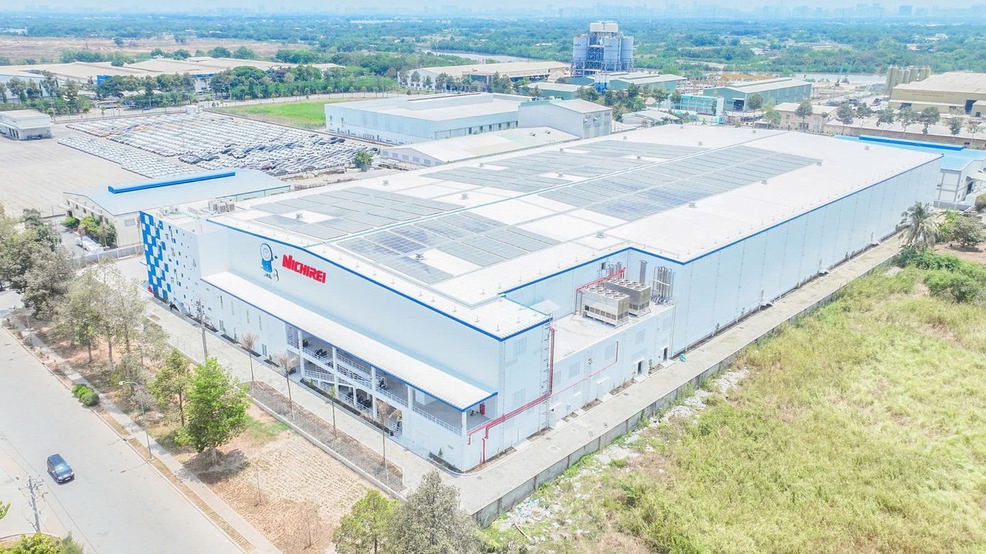 Kho lạnh Nichirei Tân Bảo An Logistics Việt Nam. ​