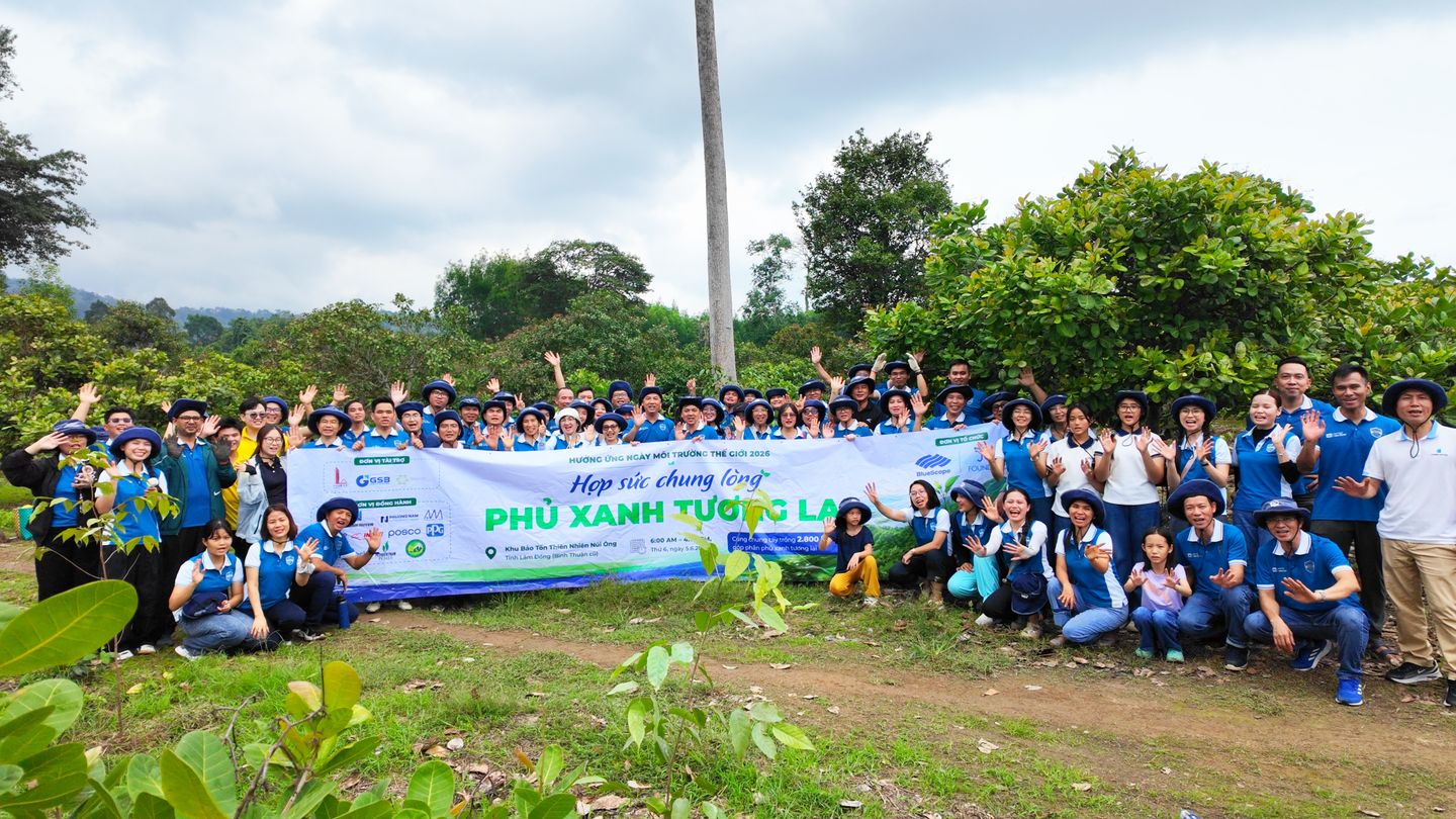 NS BlueScope Vietnam joined hands for reforestation 2026