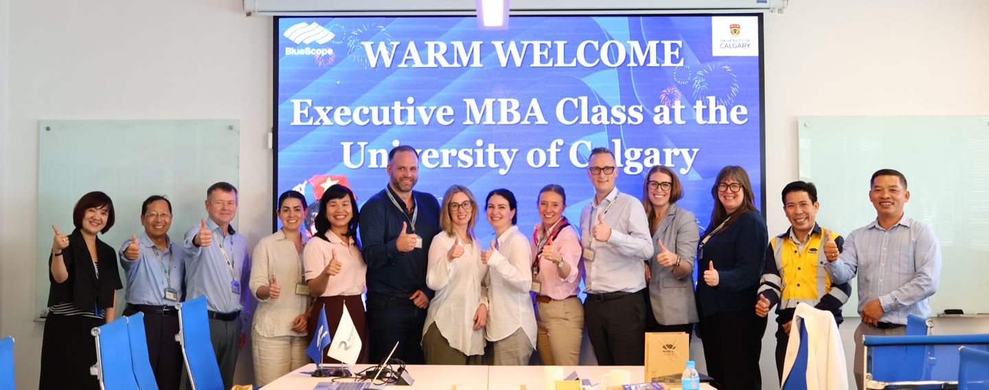 NS BlueScope Vietnam Welcomes Executive MBA Delegation from the University of Calgary, Canada