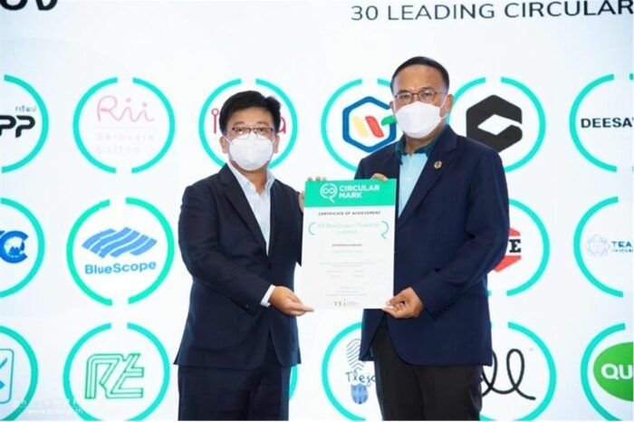 COLORBOND® steel: เมทัลชีทเจ้าเดียวในไทยที่ได้ Circular Mark